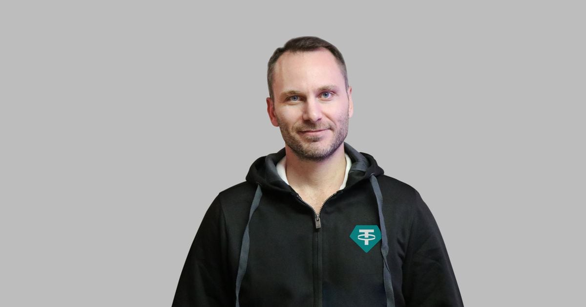 New York Stock Exchange with banner flagging ProShares Bitcoin Strategy ETF on the day it started trading.