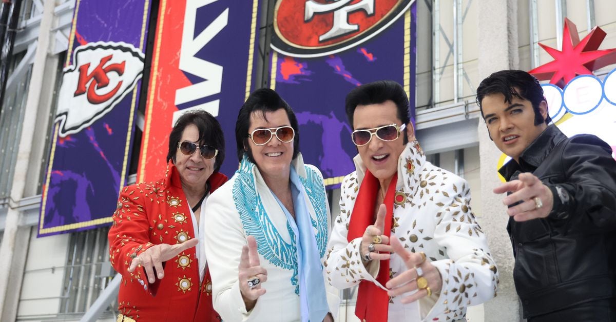 Elvis impersonators (Perry Knotts/Getty Images)