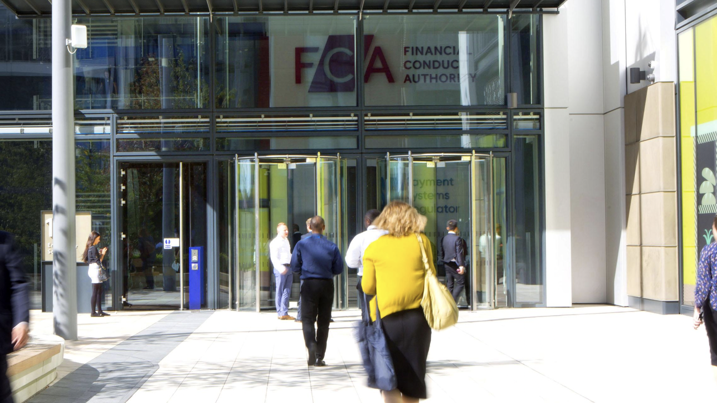 Photo of people entering the FCA building