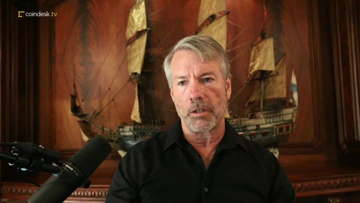 MicroStrategy executive chairman Michael Saylor has been announcing the company's bitcoin purchases on his X profile. (CoinDesk archives)