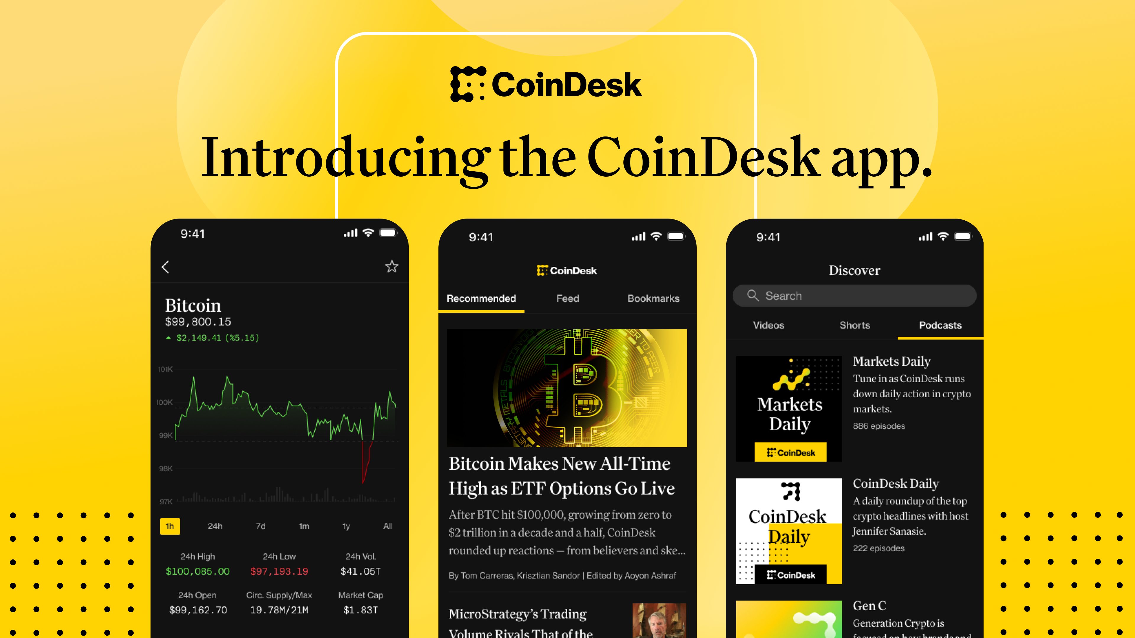 CoinDesk Mobile App
