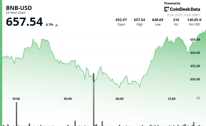 BNB Price Climb in V-Shaped Rebound as Trump-Musk Spat Uncertainty Fades