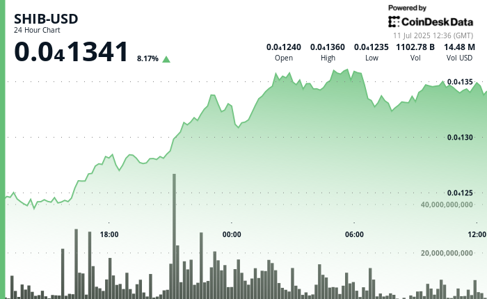 Shiba Inu's 18% Monthly Gain Signals Potential Double Bottom Rally