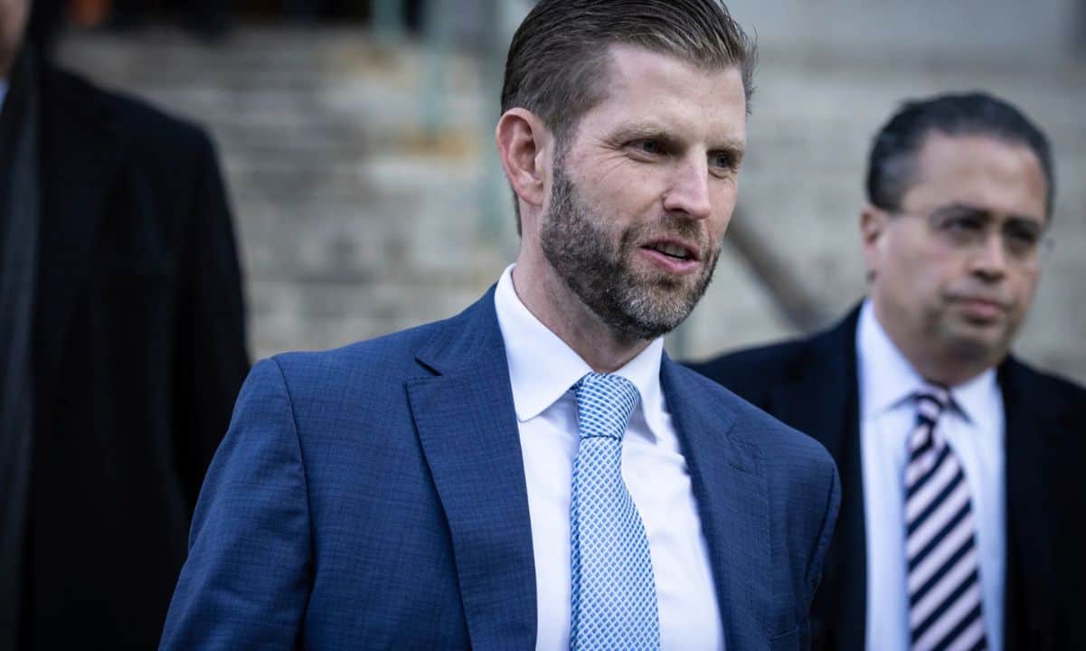 Eric Trump Signals Ambitions to Win The Bitcoin Race After ABTC Debut