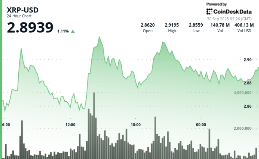XRP Rallies Into SEC Catalyst Window, Resistance Cements at $2.93