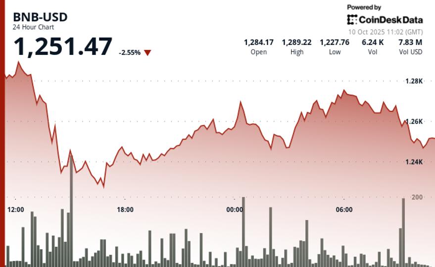 ‘L1 Wealth Effect’ Drives BNB Ecosystem Despite Pullback From $1.3K High